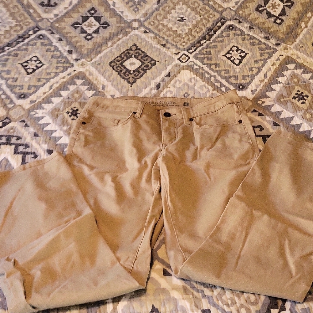 Faded Glory Beige Denim Jeans